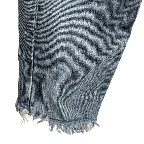 Levi’s Icon Fit High Rise Straight Ankle Denim Blue Jeans Size 30 - Picture 12 of 16